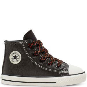 Converse Tumbled Leather Chuck Taylor All Star High Top Velvet Brown/campfire Orange (765976C)