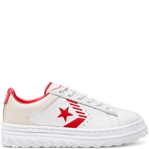 Converse Pro Leather X2 Low ‘Rivals Edition – White Red’ White/Egret/University Red (168691C)