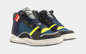 Hoge Blauw Zwarte Sneakers | Red-Rag 13127 (13127-639)