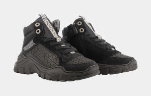 Hoge Zwarte Sneakers | Red-Rag 13289 (13289-999)