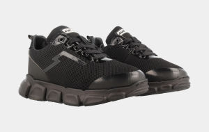 Zwarte Sneakers Laag | Red-Rag 13335 (13335-990)