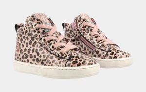 Hoge Roze Sneakers Leopard | Red-Rag 11010 (11010-479)