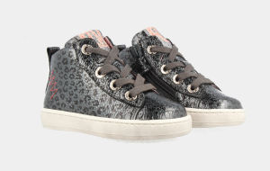 Hoge Grijze Sneakers Leopard | Red-Rag 11010 (11010-859)