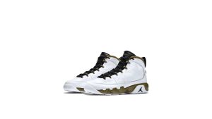 Air Jordan 9 Retro’Statue’ BG White/Black-Militia Green (302359-109)