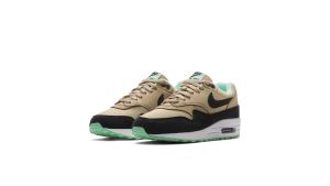 Nike Air Max 1 Desert Black Green Glow (W)