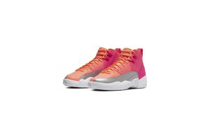 Air Jordan 12 Retro’Sunrise’ GS Racer Pink/Hot Punch/Bright Mango/White (510815-601)