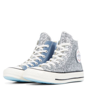 Converse Chiara x Chuck 70 High ‘Silver Glitter Blue’ Blue/Silver (563829C)
