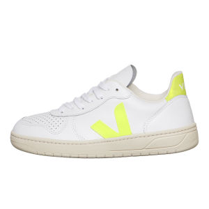 Veja V-10 WMN Extra-white / Jaune-fluo (VXW022086)