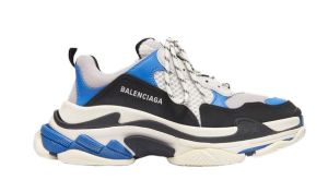 Balenciaga Triple S Black Blue