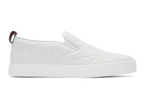 Gucci G Rhombus Slip-On White