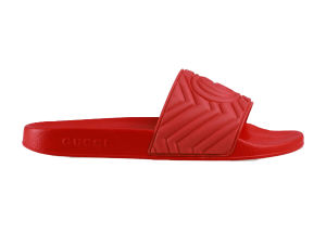 Gucci Matelasse Slide Red