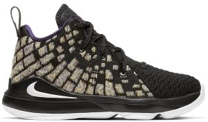 Nike LeBron 17 BP ‘Lakers’ Black/White/Eggplant/Amarillo (BQ5595-004)
