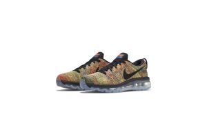 Nike Flyknit Air Max Multi-Color Chalk Blue Hyper Orange (W)