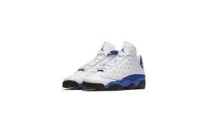 Jordan 13 Retro White Hyper Royal Black (GS)