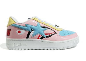 A Bathing Ape Bapesta M2 20th Anniversary Patent Pink