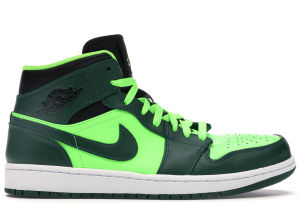 Air Jordan 1 Mid Gorge Green (554724-330)