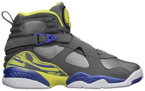 Air Jordan 8 Retro GS Cool Grey Electric Yellow (580528-038)