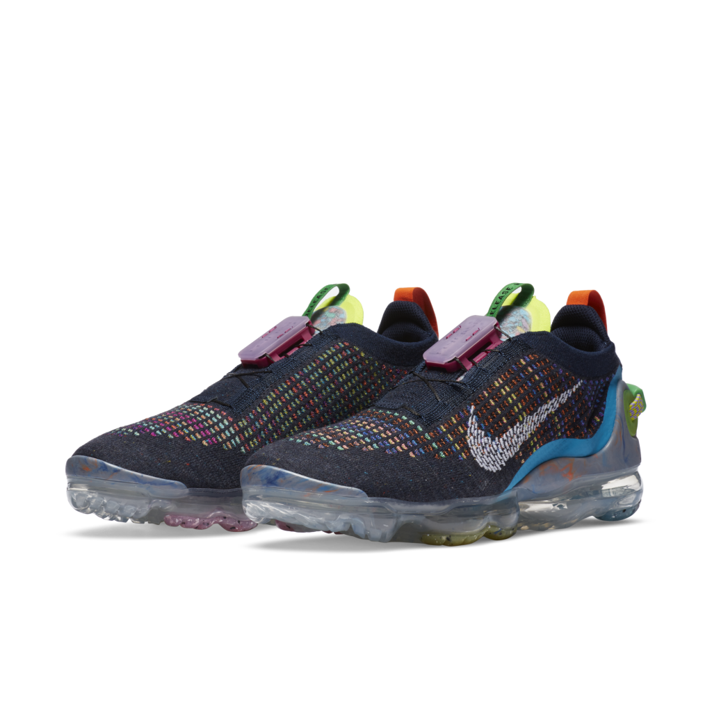 royal blue and white vapormax