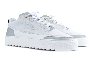 Mason Garments Firenze Leather / Stampato White / Grey (SS20-23B)