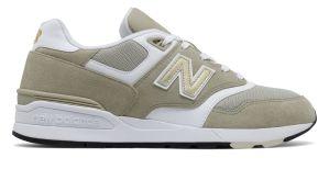 New Balance 597 Classic Khaki/White-Gold