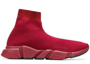 Balenciaga Speed Trainer Burgundy Black Sole