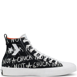 Converse Chuck 70 Hi ‘UNT1TL3D – Black’ Black/White/Bold Mandarin (166502C)