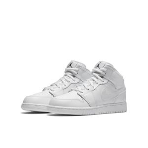 Air Jordan 1 Mid BG White (554725-110)