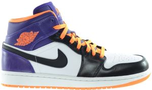Air Jordan 1 Mid White Bright Citrus Purple (554724-117)