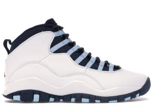 Air Jordan 10 Retro ‘Ice Blue’ 2005 White/Obsidian-Ice Blue-V Red (310805-141)