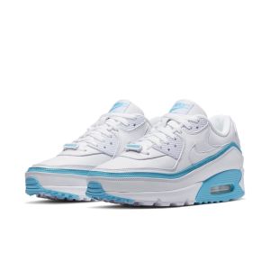 Nike Air Max 90 Undefeated White Blue Fury (CJ7197-102)