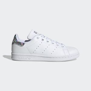 adidas Stan Smith Sparkly Heel White (Youth)