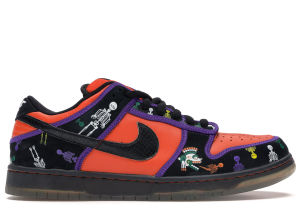 Nike Dunk Low Premium SB ‘Day of the Dead’ Orange Blaze/Black-White (313170-801)