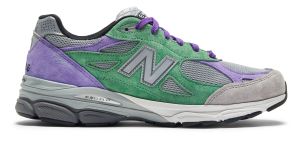 New Balance Stray Rats x 990v3 Made in USA ‘Alternate’ Green/Grey/Purple (M990SR3)