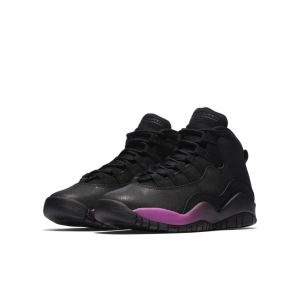 Jordan 10 Retro Black Fuchsia Black (GS)