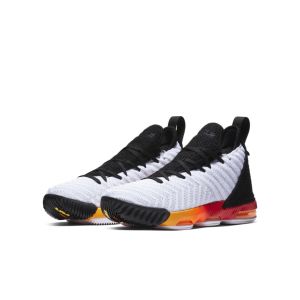 Nike LeBron 16 GS White Laser Orange (AQ2465-188)