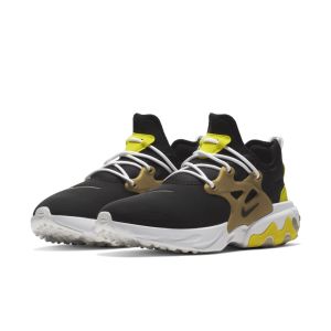 Nike React Presto Black Yellow Streak Gold (AV2605-001)