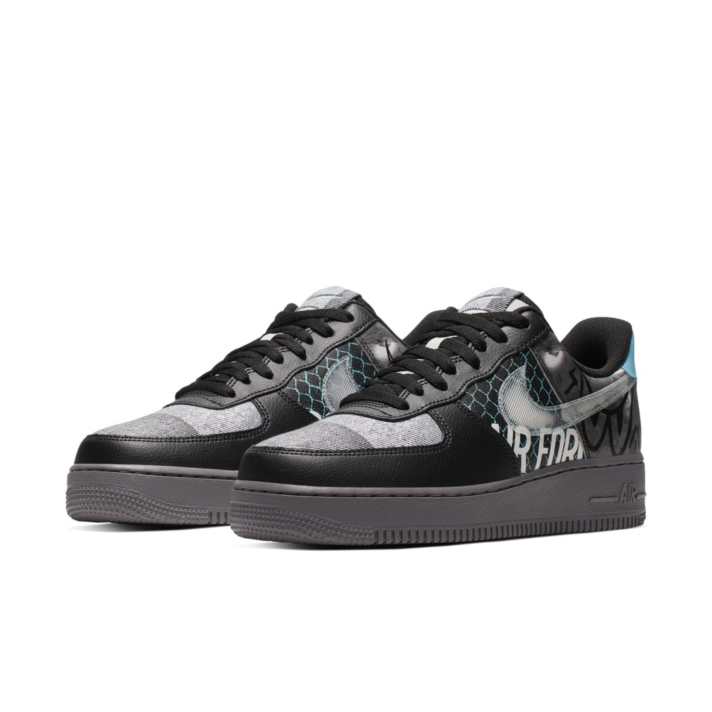 air force 1 low off noir pure platinum