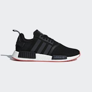 adidas NMD R1 Core Black Trace Scarlet