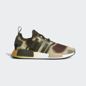 Adidas Star Wars x Womens WMNS NMD_R1 Princess Leia Night Cargo/Brown/Gold Metallic (FW2280)