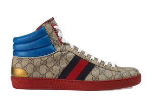 Gucci Ace GG High Top Beige Ebony