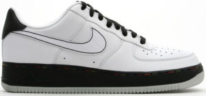 Nike Air Force 1 07 Low White Black Metallic Silver