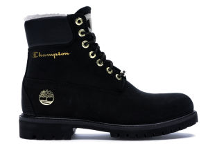 Timberland 6″ Shearling Champion Black