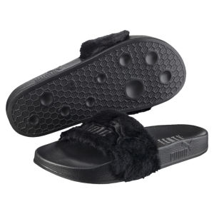 Puma Fur Slide Fur Slide Black (W)