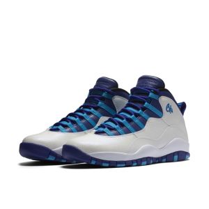 Air Jordan 10 Retro ‘Charlotte Hornets’ White/Light Purple (310805-107)