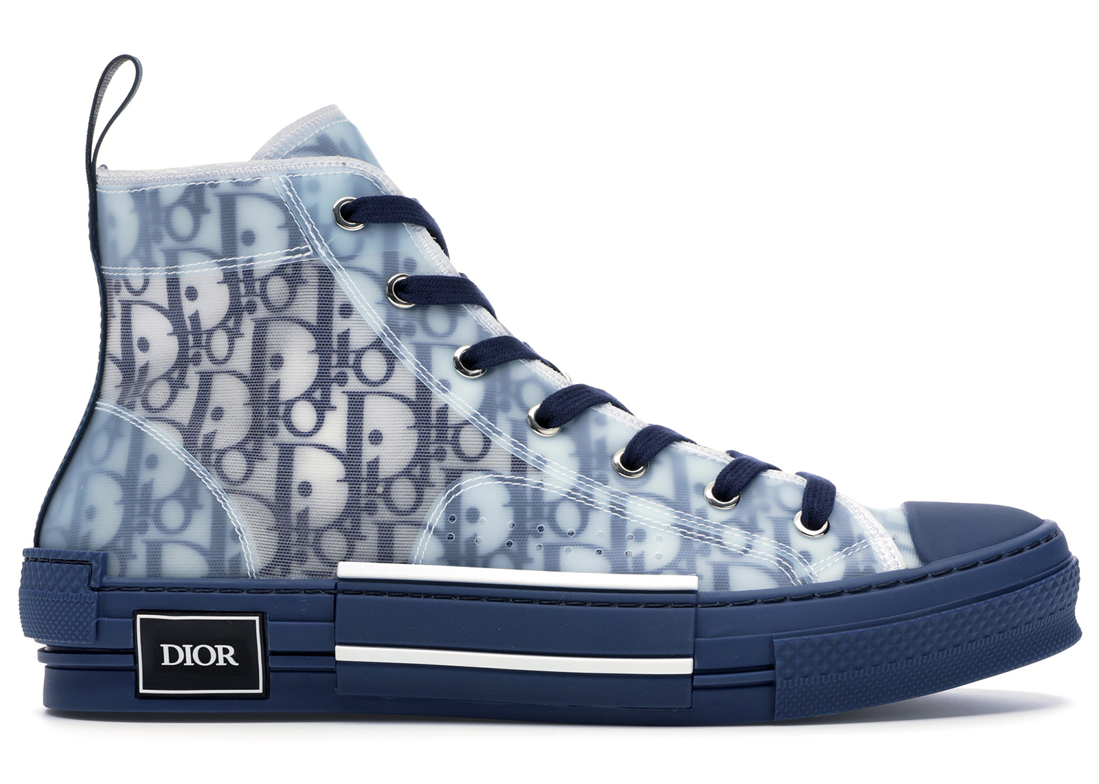 dior b23 high top flowers oblique