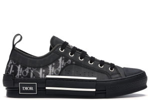 Dior B23 Low Top Canvas Oblique Black