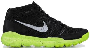 Nike Flyknit Trainer Chukka Fsb Black White Volt