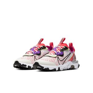 Nike React Vision Barely Volt Laser Crimson (GS)