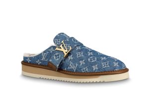 Louis Vuitton Cosy Mule Monogram Denim