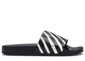 OFF-WHITE Spray Stripes Slider Black White FW19